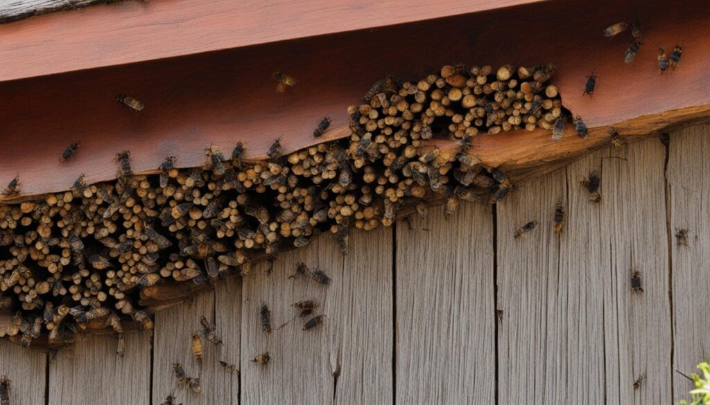 Carpenter Bee Damage to Wood Structures