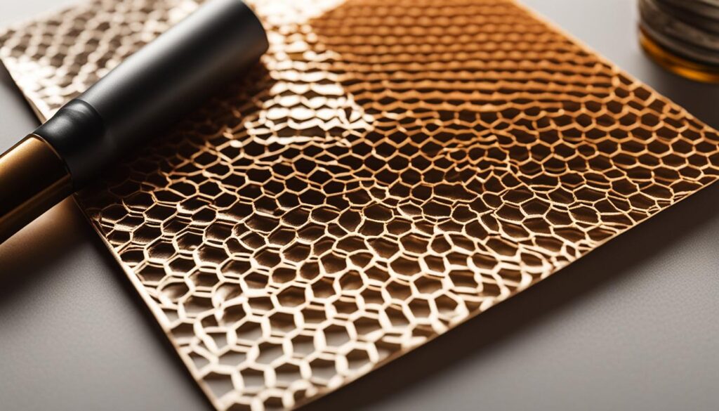 Honeycomb Embossing in Paper Crafting