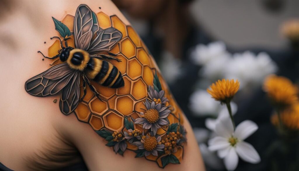 Honeycomb Tattoo Image