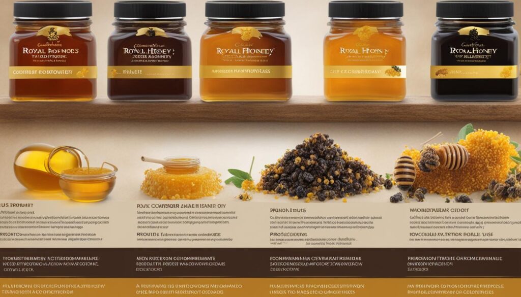 Royal Honey Propolis Comparison Table
