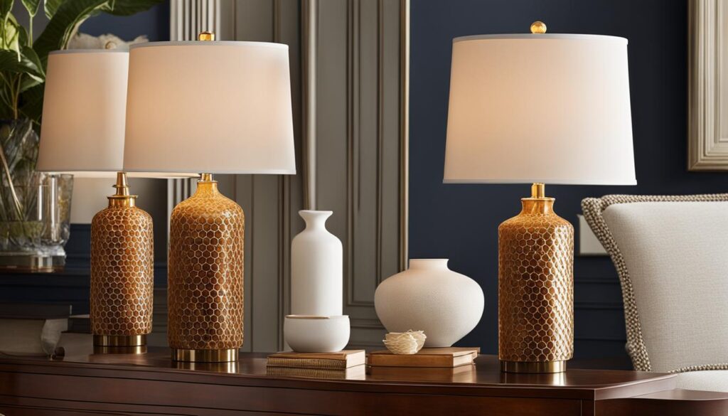 Serena and Lily table lamps