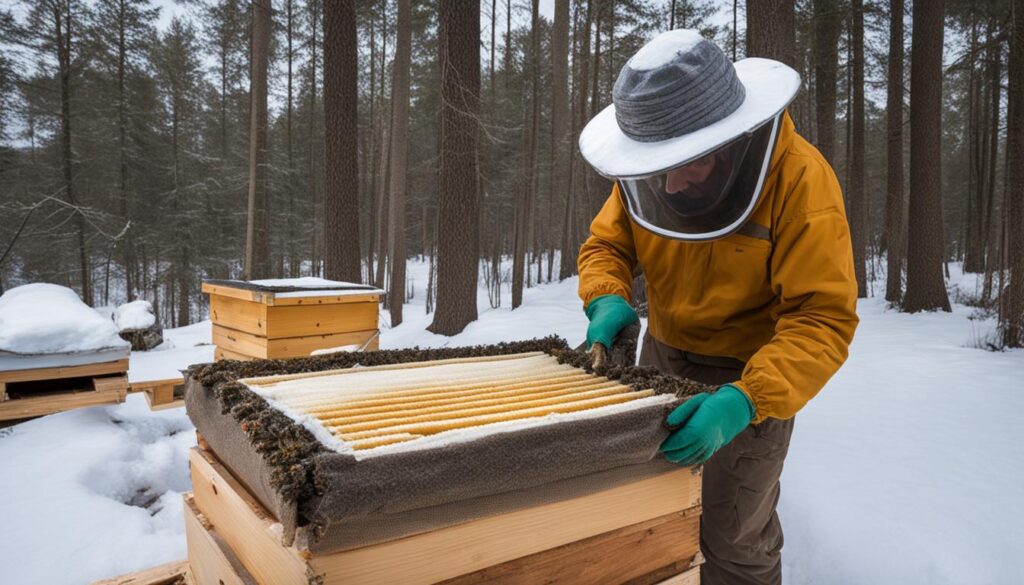 Winter Beehive Maintenance