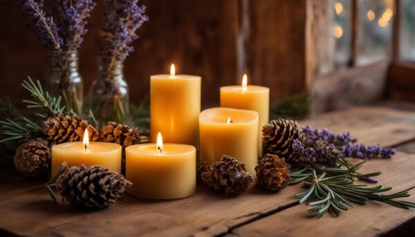 All Natural Beeswax Candles Pure Handmade Eco-Friendly