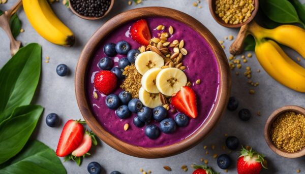 Delicious and Nutritious Bee Pollen Acai Bowl for a Healthy Boost