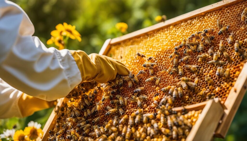 bee product harvesting