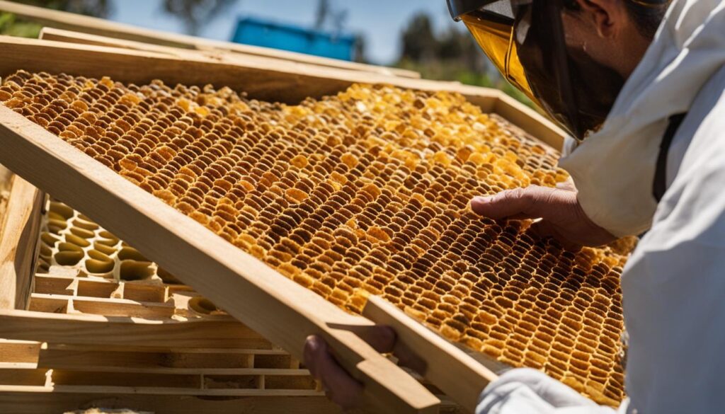 beekeeper's role in queen bee rearing