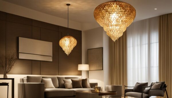 Capiz Honeycomb Pendant Elegant Lighting for your Home