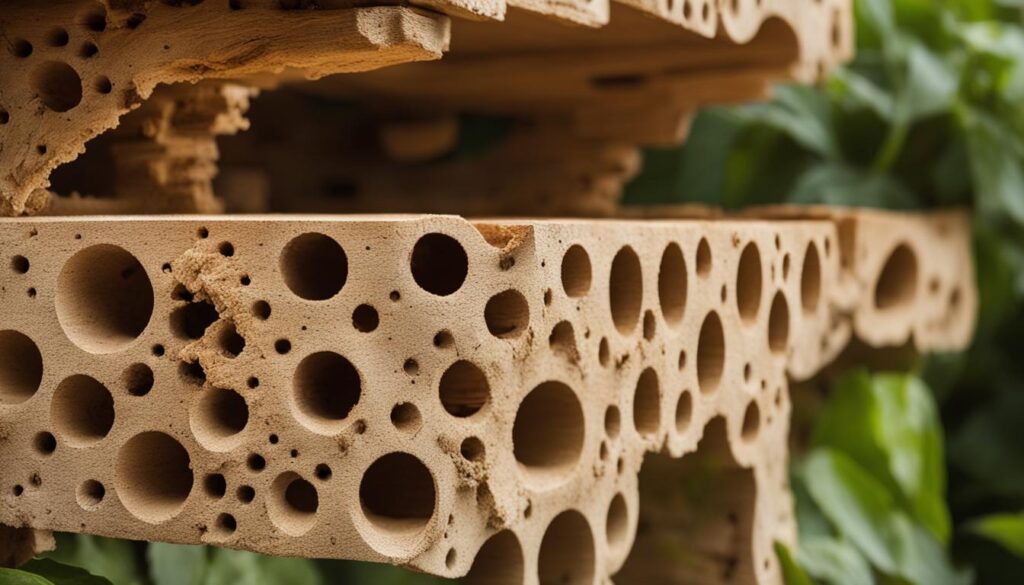 carpenter bee nest