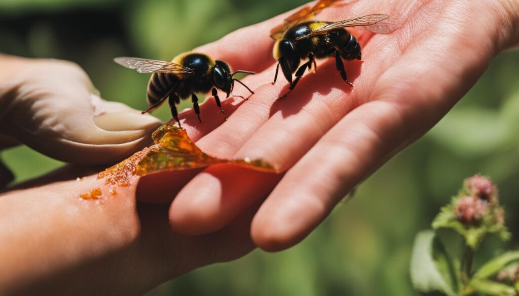 carpenter bee sting treatment