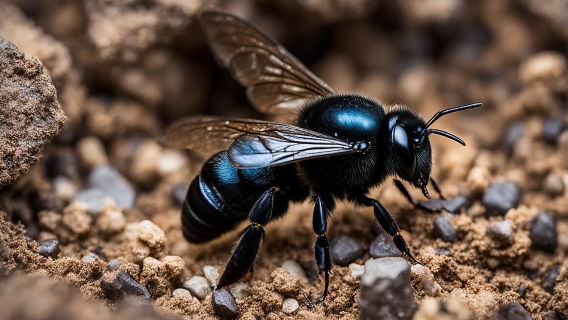 carpenter bees in ground