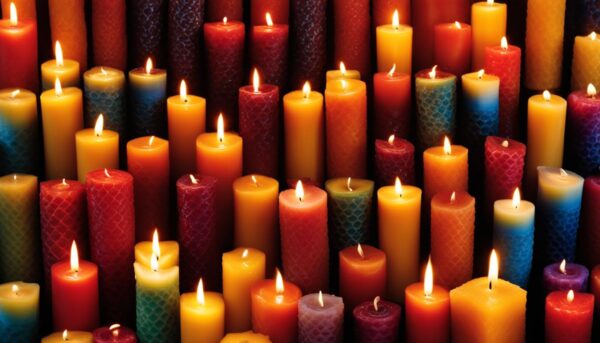 Colored Beeswax Candles Vibrant and Eco-Friendly Illumination