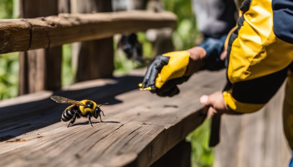 controlling carpenter bees