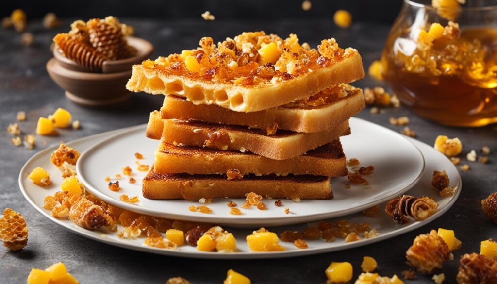 crunchy honeycomb toast