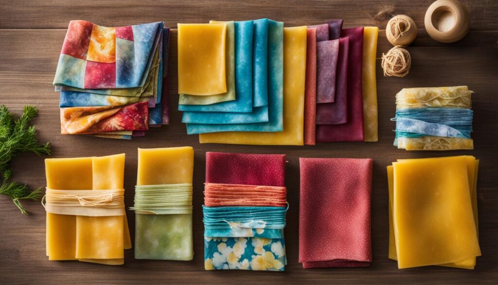 drying beeswax wraps
