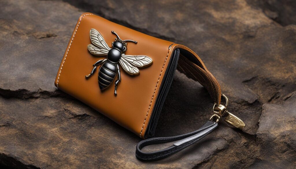 durable queen bee wallet