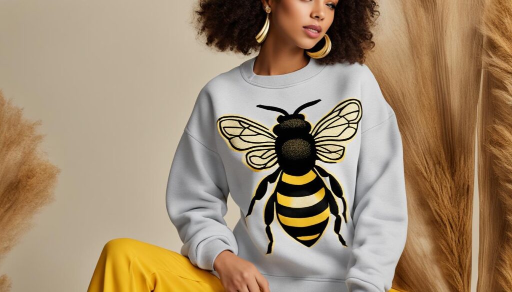 fashion-forward queen bee sweatshirt