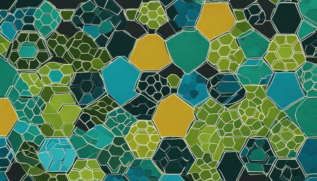 hexagon quilting motifs