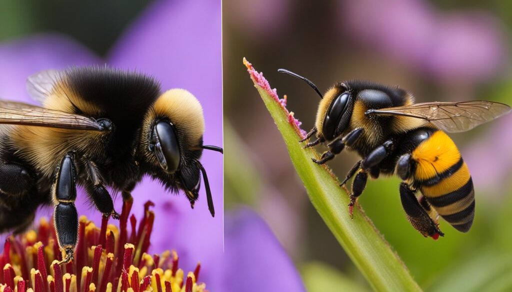 honey bees and carpenter bees stinging habits