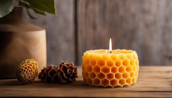 Honey Beeswax Candle Enhance Your Space with All-Natural Elegance