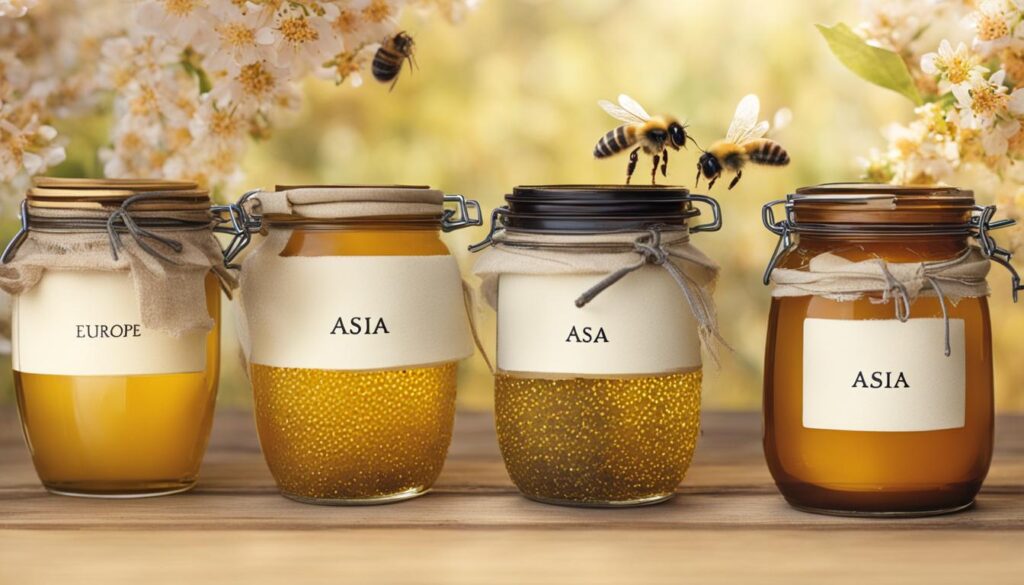 honey market growth in Europe and Asia Pacific