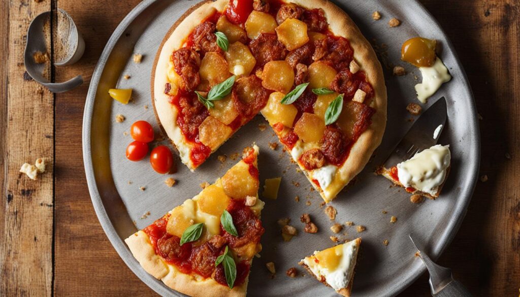 honeycomb and brie pizza