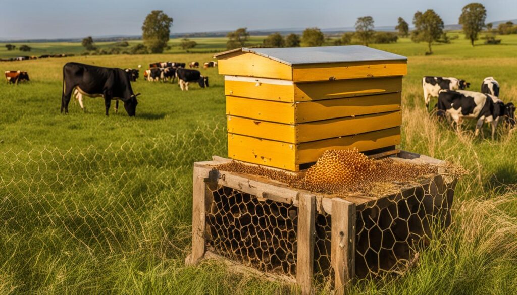 honeycomb and livestock