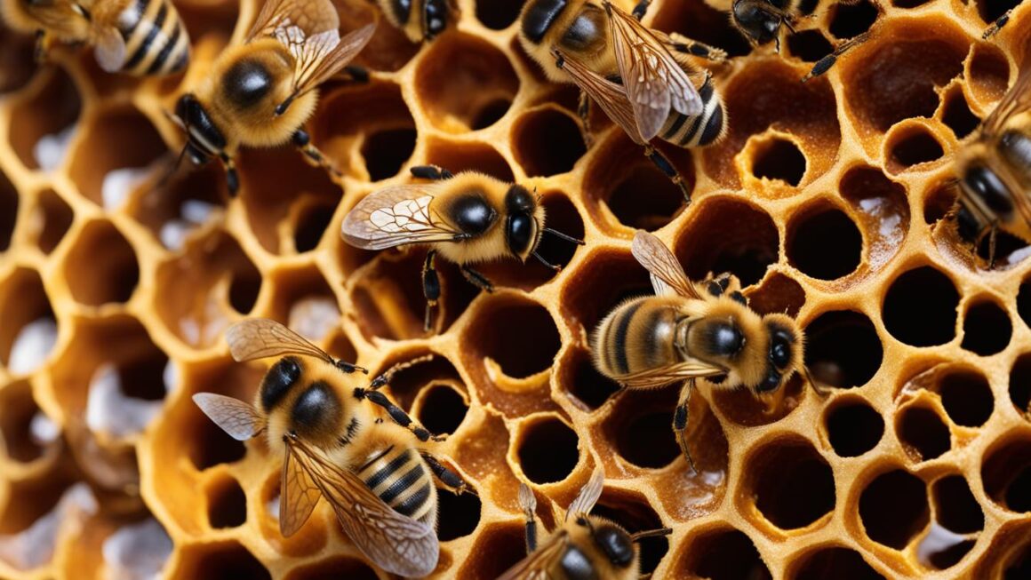 honeycomb bees