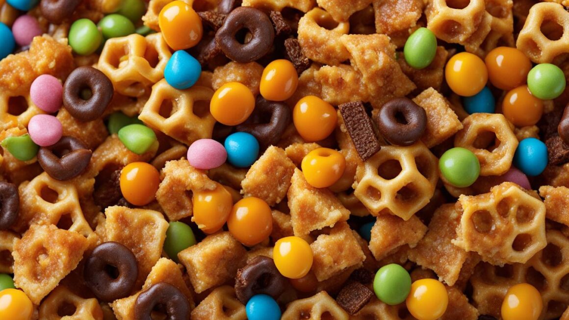 honeycomb cereal snack mix
