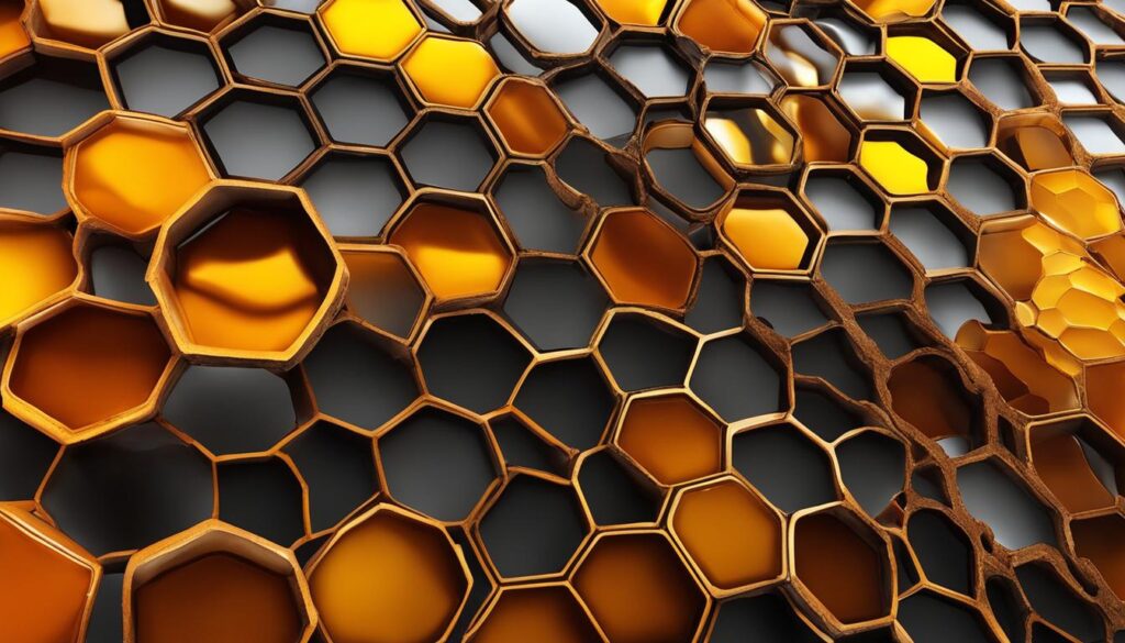 honeycomb circle pattern