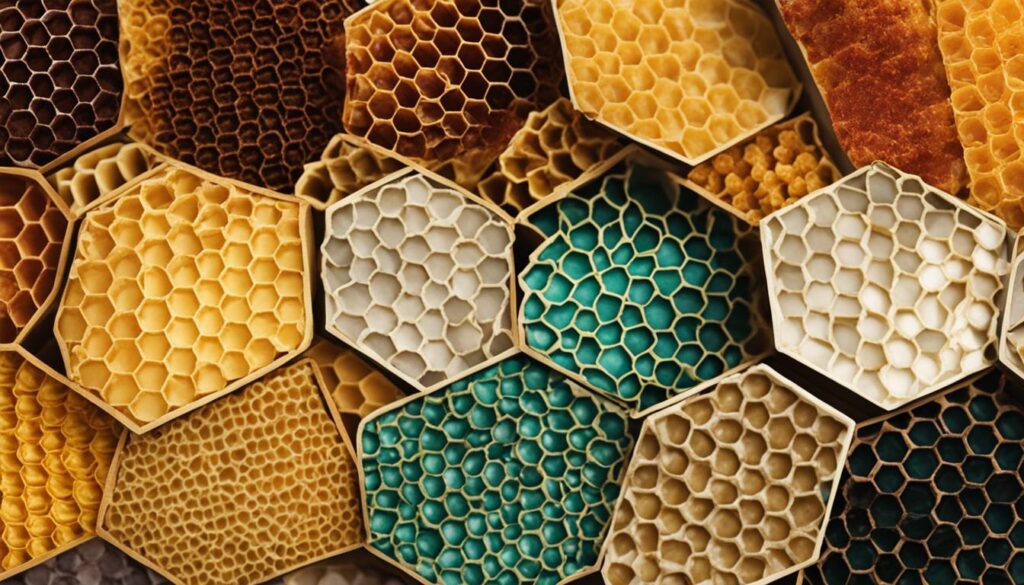 honeycomb color palette