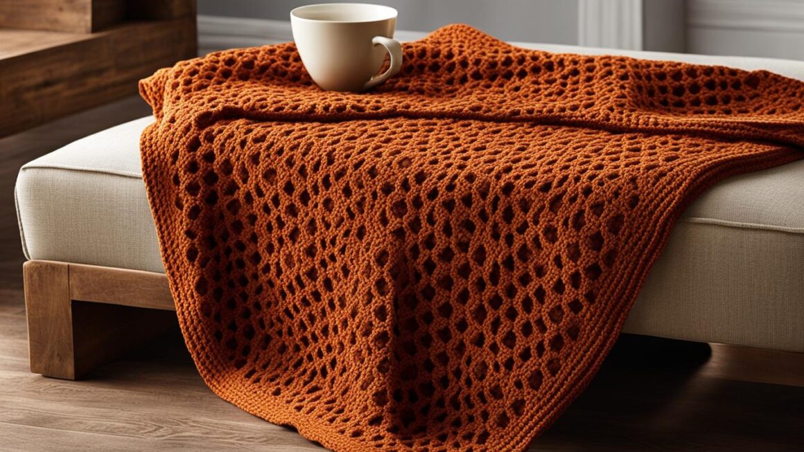 honeycomb crochet blanket pattern free