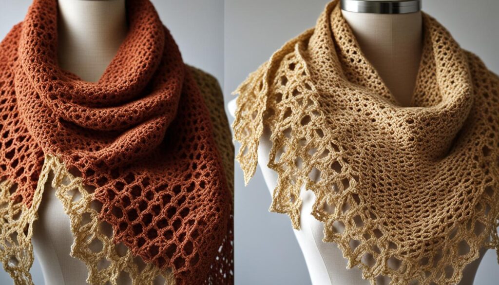 honeycomb crochet scarf pattern