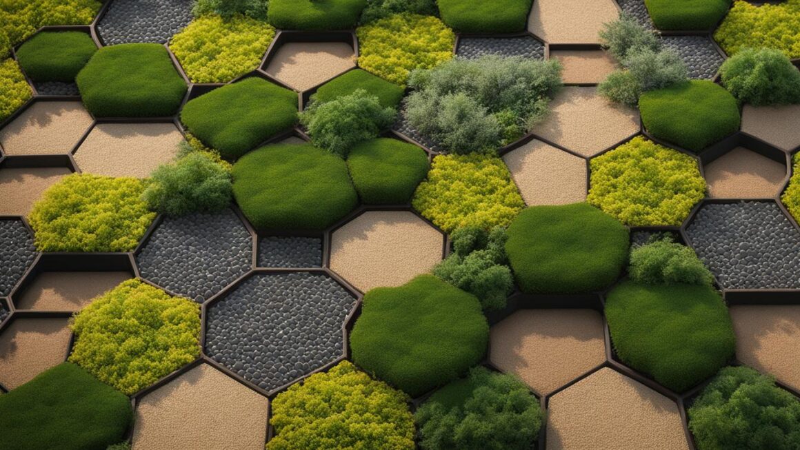 honeycomb gravel grid