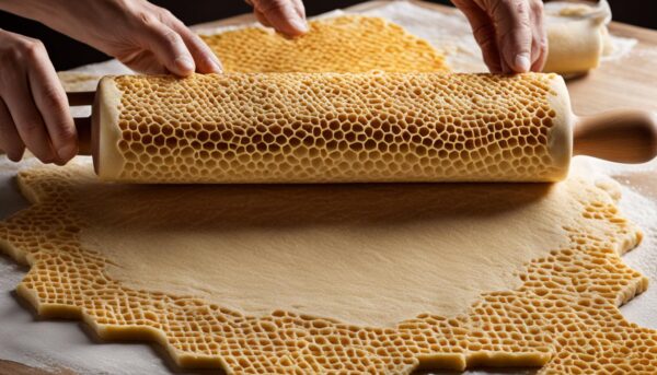 Honeycomb Rolling Pin Enhance Your Baking with a Unique Design