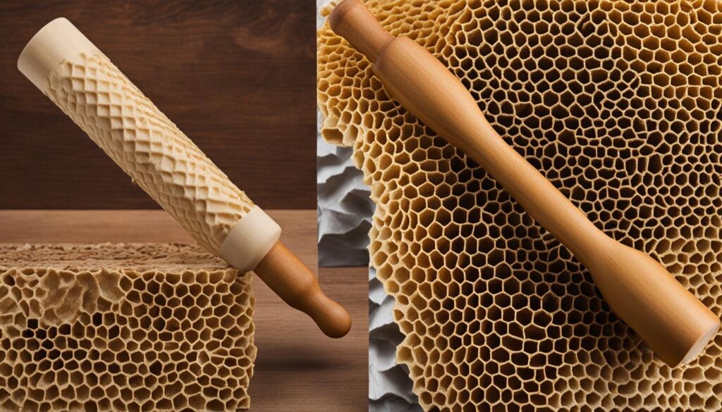 honeycomb rolling pin vs traditional rolling pin