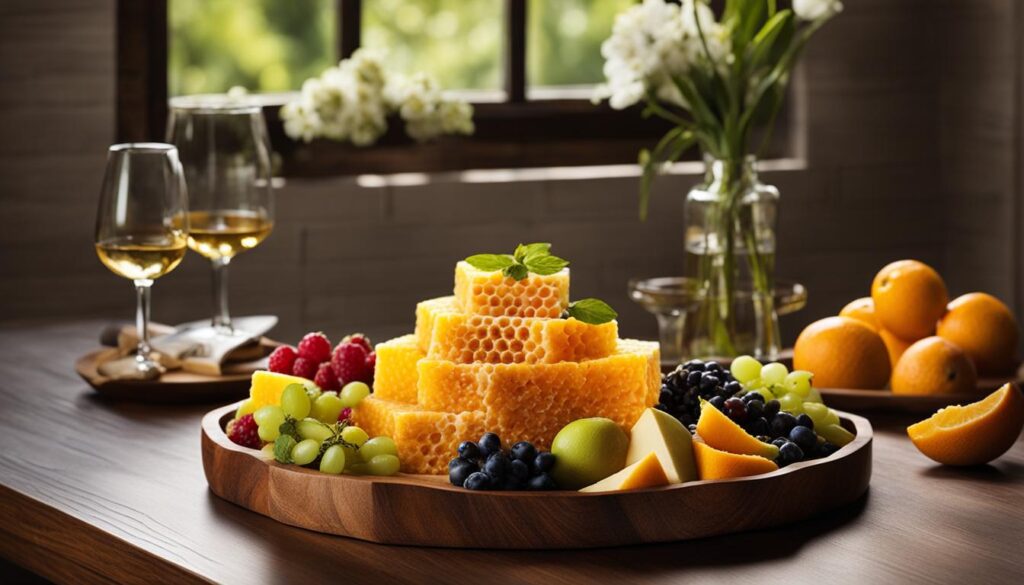 honeycomb serving platter