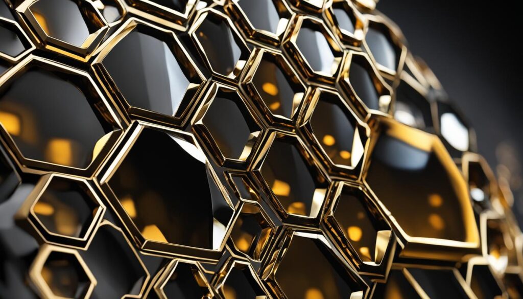 honeycomb setting diamonds