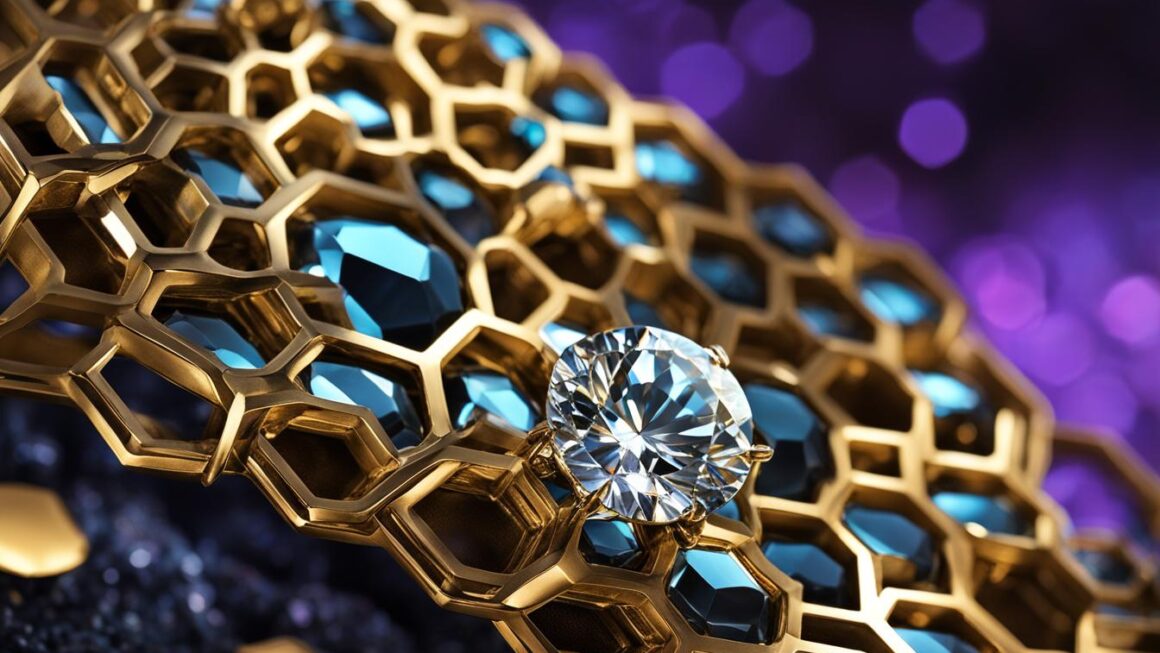 honeycomb setting diamonds