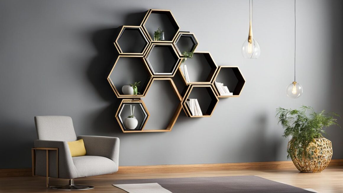 honeycomb shelf ideas