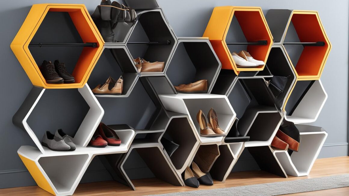 honeycomb shoe rack