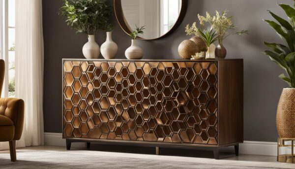 Honeycomb Sideboard: Stylish Storage and Functional Décor