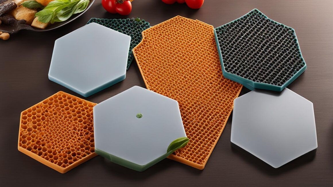 honeycomb silicone mat