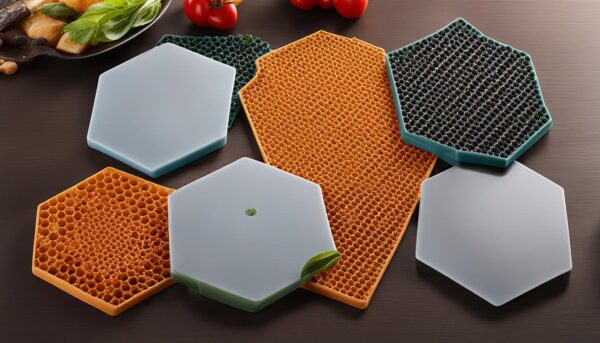 Honeycomb Silicone Mat Premium Quality and Non-Slip Surface