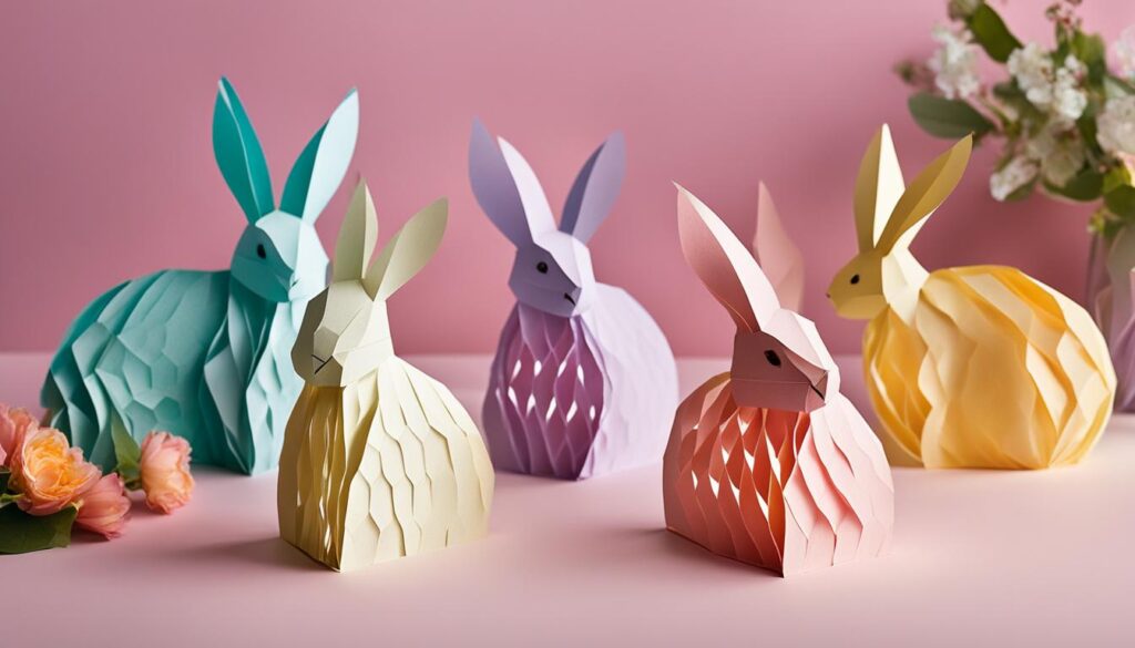 honeycomb spring bunnies