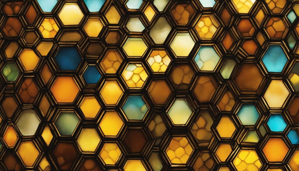 honeycomb stained glass history