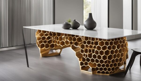 Honeycomb Table Aesthetic and Functional Furniture for Modern Spaces