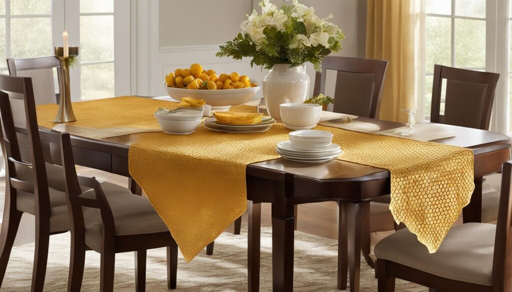 honeycomb table runner