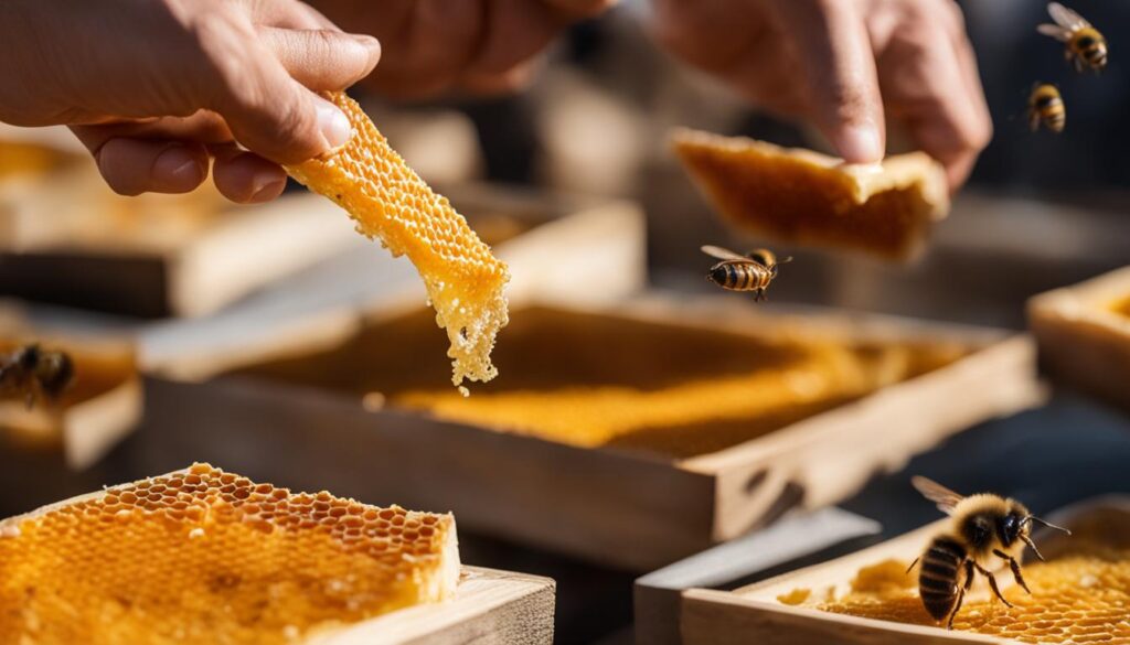 how to eat a honeycomb