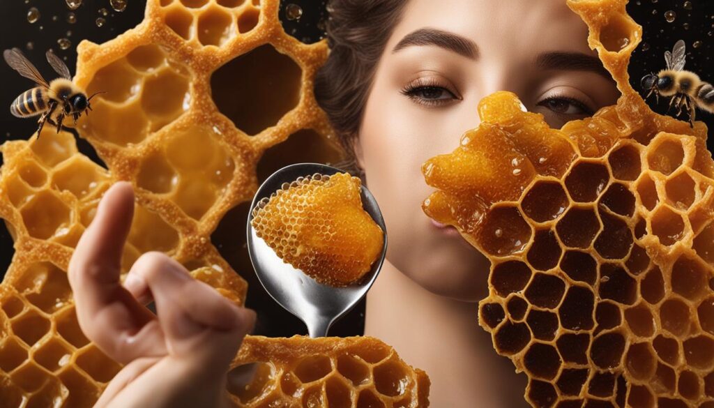 how to eat honeycomb