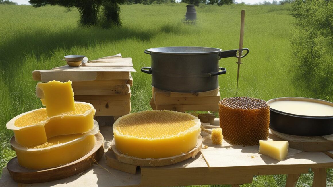 how to harvest beeswax